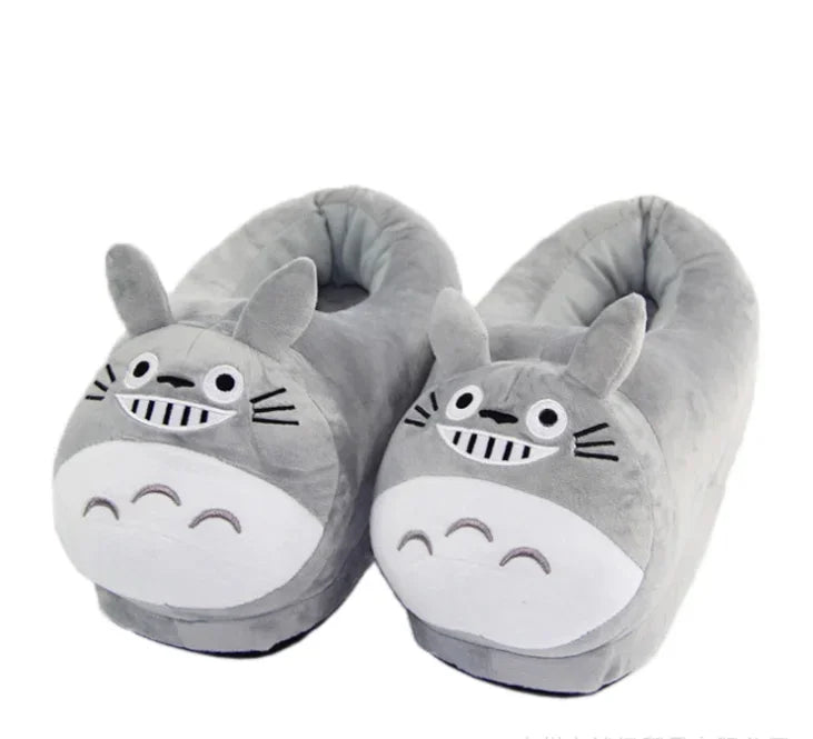 Cute Animal Plush Slippers - Warm Winter House Shoes