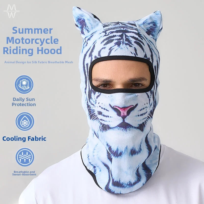 Cute Cat Balaclava Face Mask – 3D Animal Ski & Motorcycle Mask