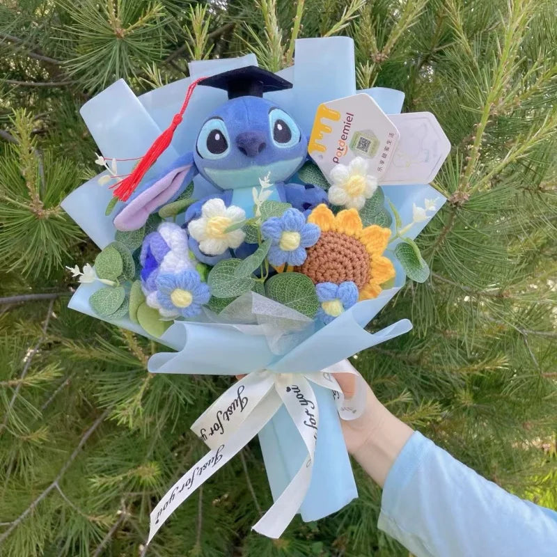 Stitch Plush Flower Bouquet - Birthday & Valentine's Gift