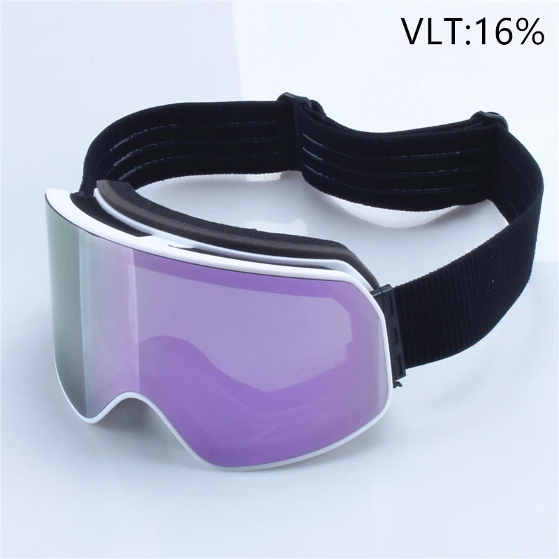 Anti-Fog Snow Goggles – UV400 Mirrored Ski Goggles
