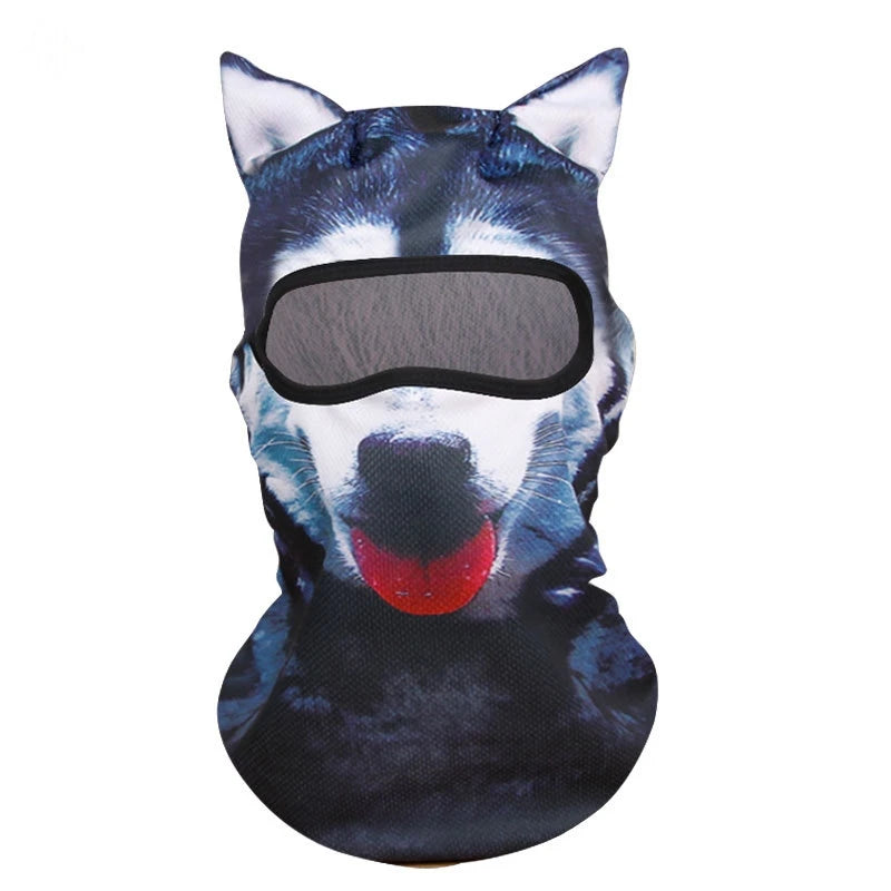 Cute Cat Balaclava Face Mask – 3D Animal Ski & Motorcycle Mask