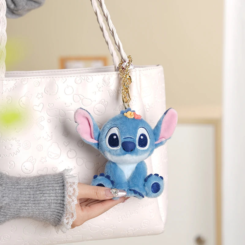 Mini Stitch Plush Keychain - Cute Bag Charm