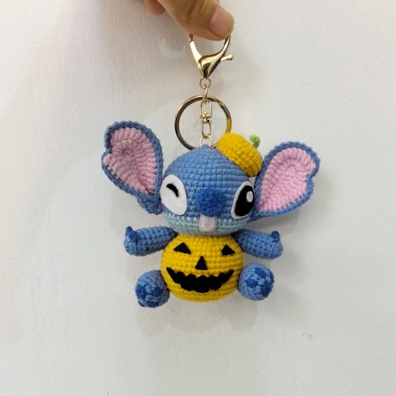 Handmade Crochet Stitch Keychain - Cute Bag Charm