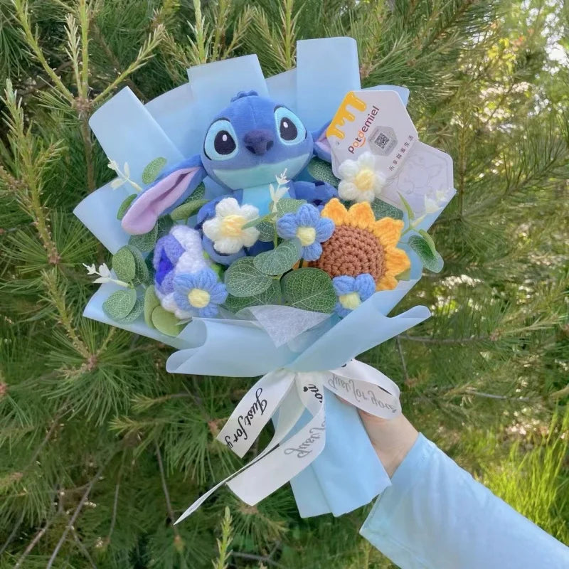 Stitch Plush Flower Bouquet - Birthday & Valentine's Gift