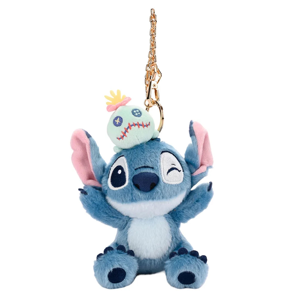 Mini Stitch Plush Keychain - Cute Bag Charm