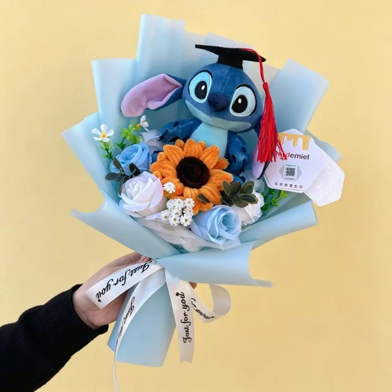 Stitch Plush Flower Bouquet - Birthday & Valentine's Gift