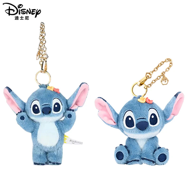 Mini Stitch Plush Keychain - Cute Bag Charm