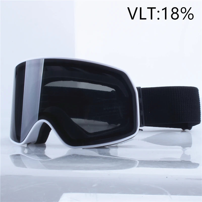 Anti-Fog Snow Goggles – UV400 Mirrored Ski Goggles