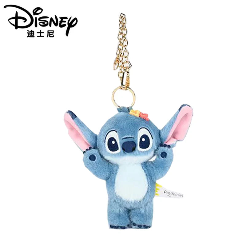 Mini Stitch Plush Keychain - Cute Bag Charm