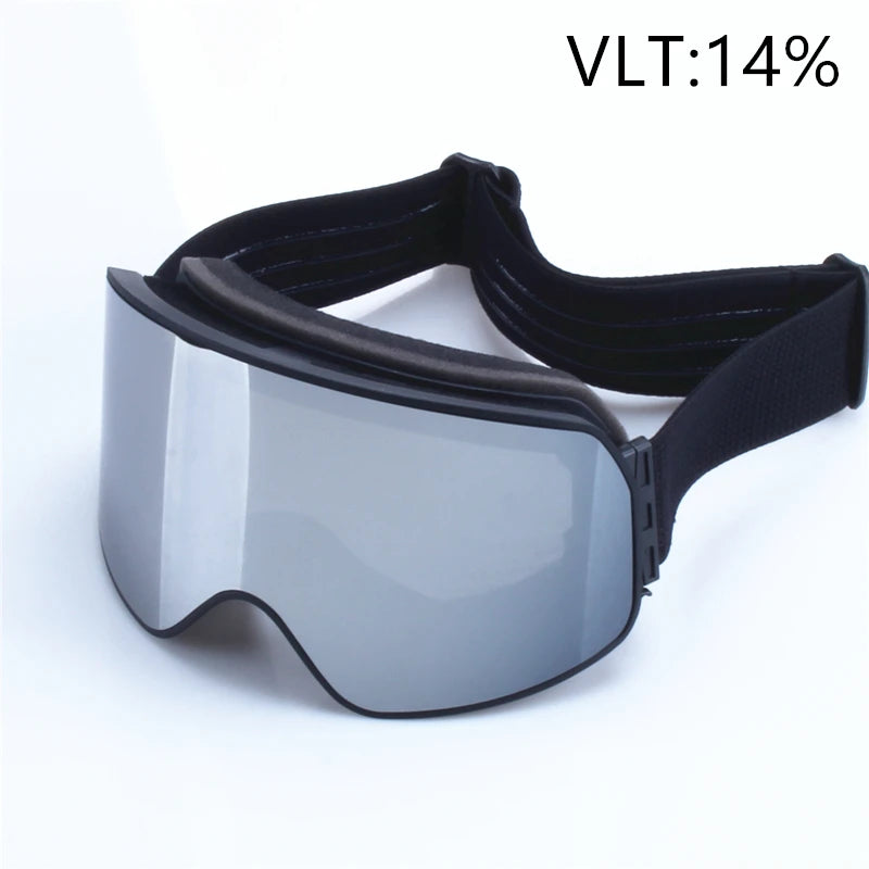 Anti-Fog Snow Goggles – UV400 Mirrored Ski Goggles