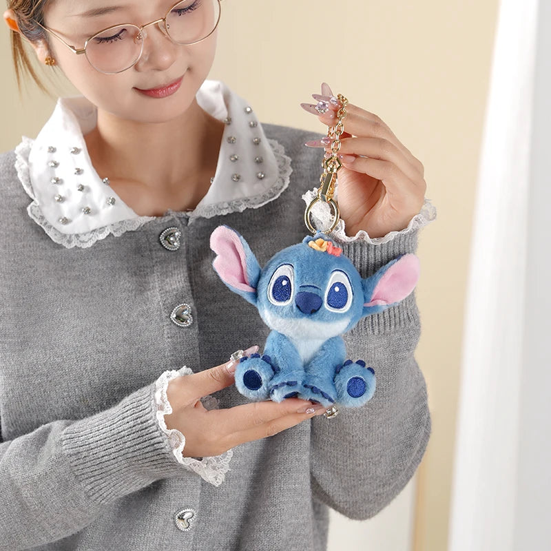 Mini Stitch Plush Keychain - Cute Bag Charm