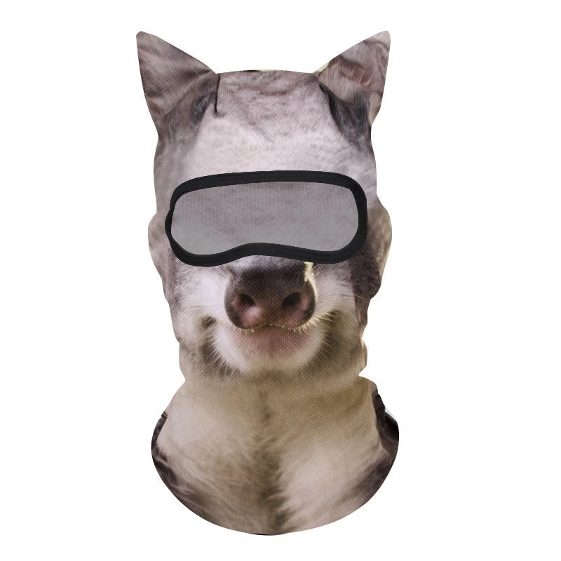 Cute Cat Balaclava Face Mask – 3D Animal Ski & Motorcycle Mask