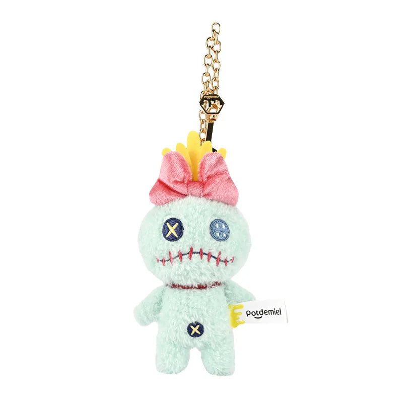 Mini Stitch Plush Keychain - Cute Bag Charm