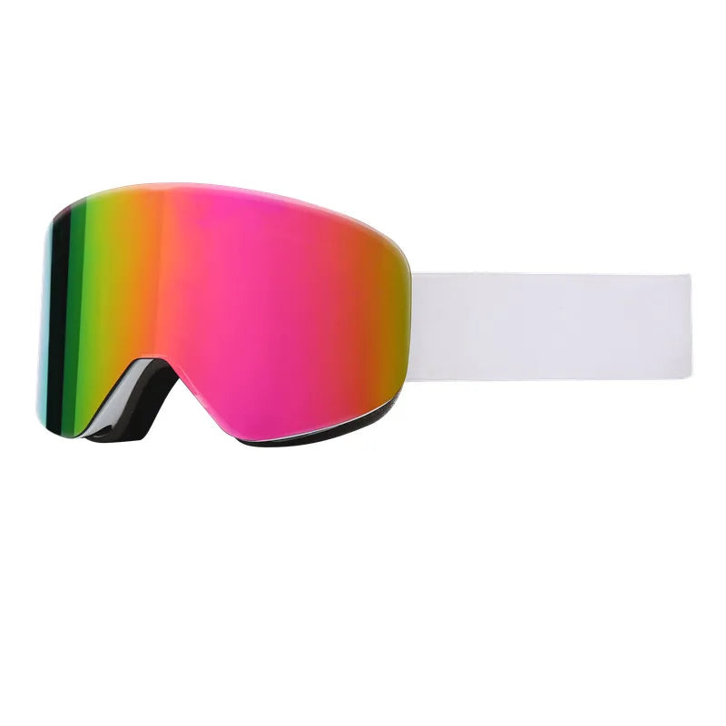 Anti-Fog Snow Goggles – UV400 Mirrored Ski Goggles
