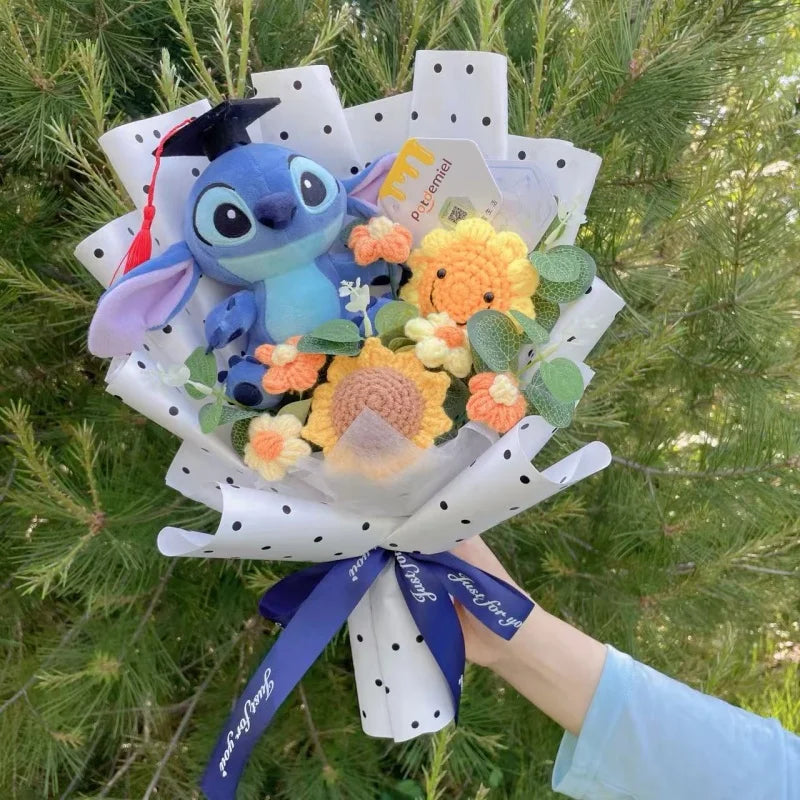 Stitch Plush Flower Bouquet - Birthday & Valentine's Gift