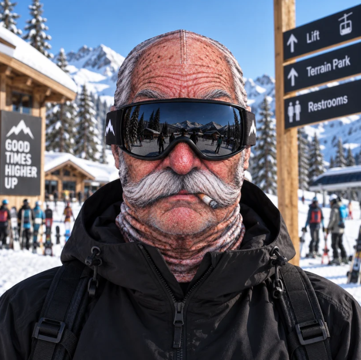 Funny Face Balaclava Ski Mask