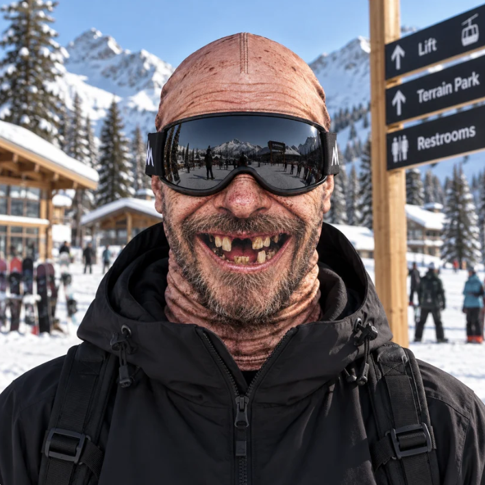 Funny Face Balaclava Ski Mask
