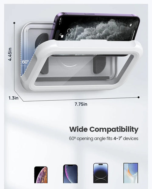 Enjoy Music & Videos in the Shower — Waterproof Phone Holder for Total Peace of MindEnjoy Music & Videos in the Shower — Waterproof Phone Holder for Total Peace of Mind