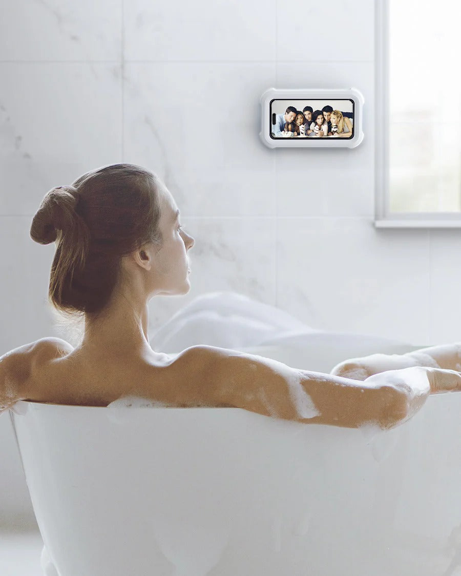 Enjoy Music & Videos in the Shower — Waterproof Phone Holder for Total Peace of MindEnjoy Music & Videos in the Shower — Waterproof Phone Holder for Total Peace of Mind