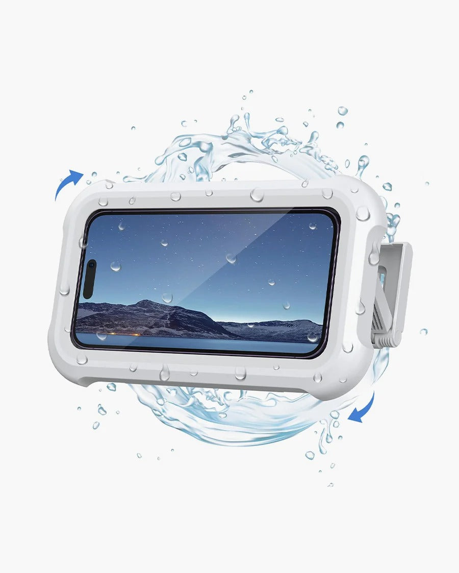Enjoy Music & Videos in the Shower — Waterproof Phone Holder for Total Peace of MindEnjoy Music & Videos in the Shower — Waterproof Phone Holder for Total Peace of Mind